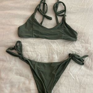 Zaful | Olive Green Bikini